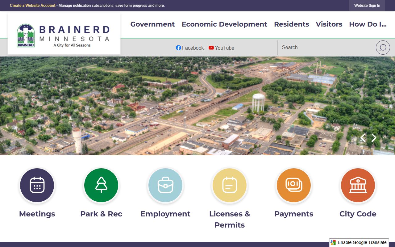 Crow Wing County Sheriff's Office page for recent bookings and inmate roster in Brainerd MN